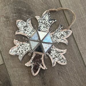 Hobby Lobby Mirrored Snowflake Ornament